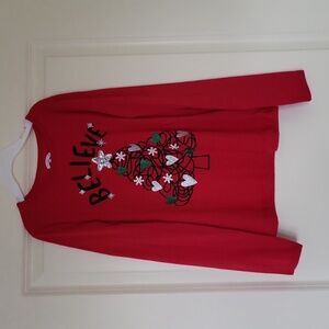 Believe long sleeve graphic tee